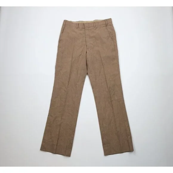 パンツ 60's Blue&Black Chambray Wool Slacks Continental Trousers - Chambray | Mister Freedom®